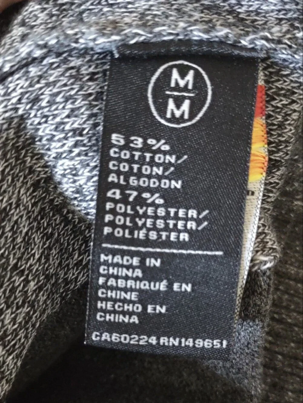 NWT Buffalo David Bitton Men's Gray Watextur Striped Knit Pocket Sweater